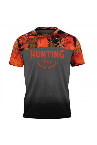 OEM Tricou barbati Hunting , maneca scurta multicolor F076