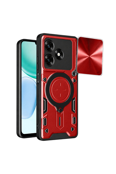 Evolium Phone Case for Honor X5c Plus, Camera Protection, with Stand, TPU, Ev...