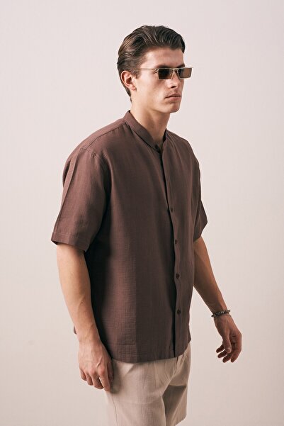 carino man OVERSIZE FIT PAMUKLU GÖMLEK