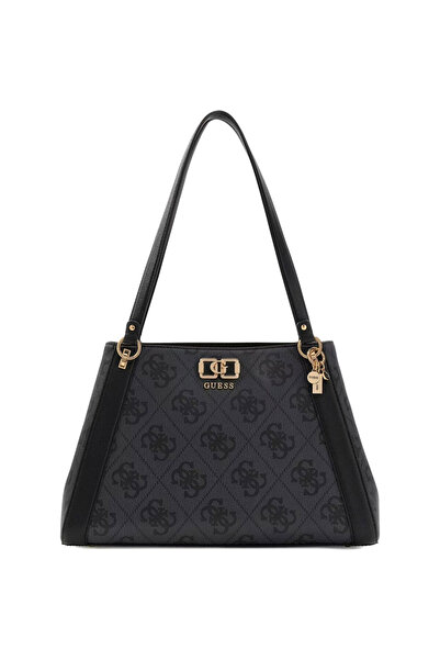 Guess μαύρη τσάντα ώμου Karnilla Girlfriend