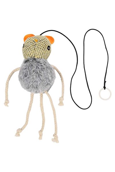 Flamingo Jagre Drawstring Catnpli Plush Mouse Toy