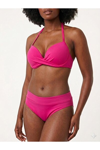 DEEP BEACH Bikini set sa podstavljenim grudnjakom i halter vratom