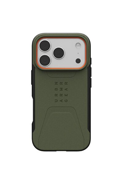 UAG Husa Civilian Magsafe iPhone 17 Pro Max Olive/Orange