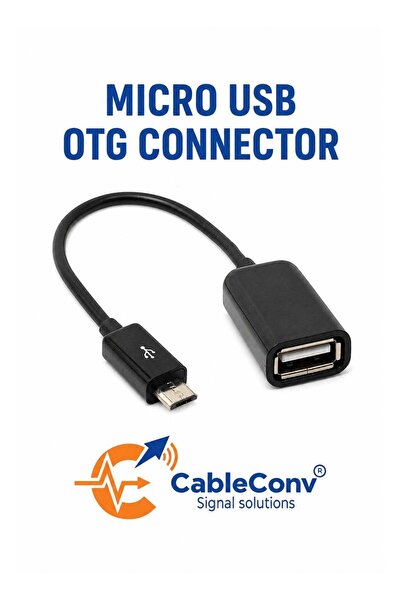 Generic Micro USB OTG Connector Cable – USB Female to Micro USB Male Adapter ...