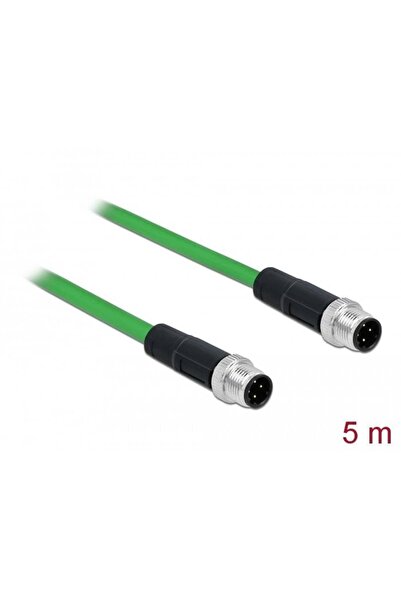 DELOCK Cablu de rețea M12 4 pini codificat D ST la ST TPU 5 m