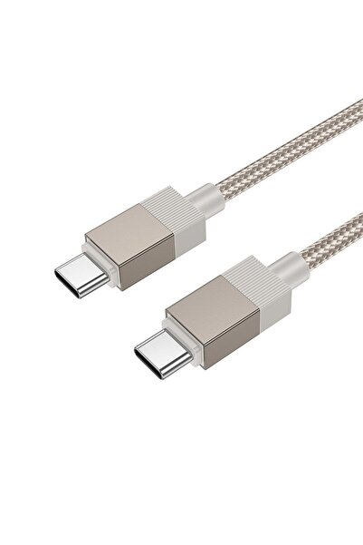 hoco. Cablu USB Hoco USB-C - USB-C 1 m Z≈Çoty