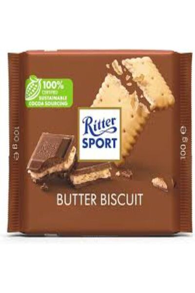 Ritter Sport بسكويت بالزبدة 100 جرام × 12