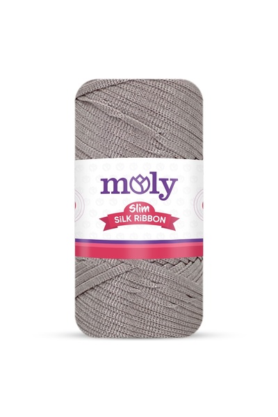 Moly Slim Silk Ribbon 250g | Col. No: 060 | Parlak Şerit Çanta ve Supla İpliği