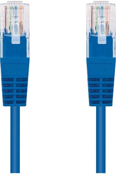 C-TECH Cablu patchcord Cat5e, UTP, modul optic, 0,25m