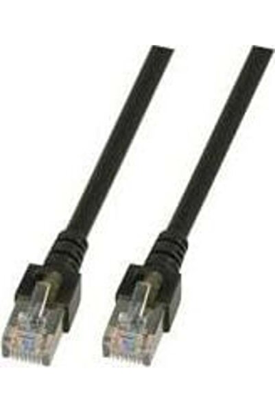 EFB Cablu patch RJ45 SF/UTP Cat.5e PVC CCA 2.00m negru