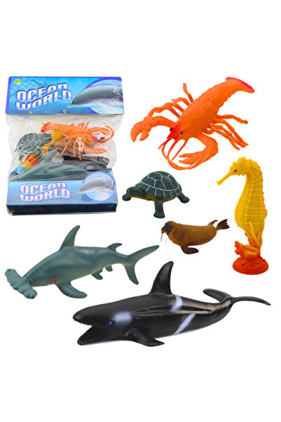 LeanToys Animale marine 6 bucăți