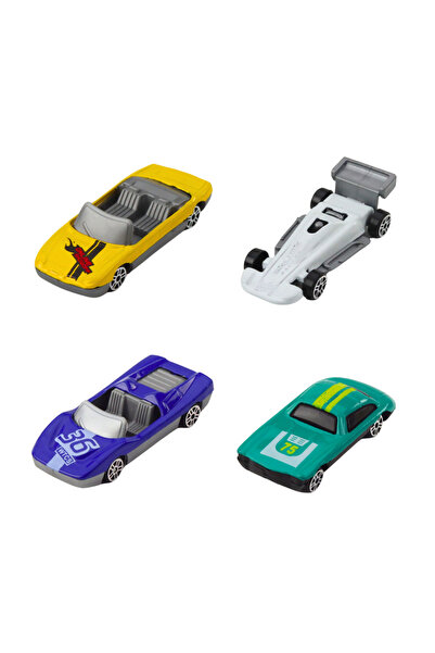 LeanToys Set de mașini în tub 1:64