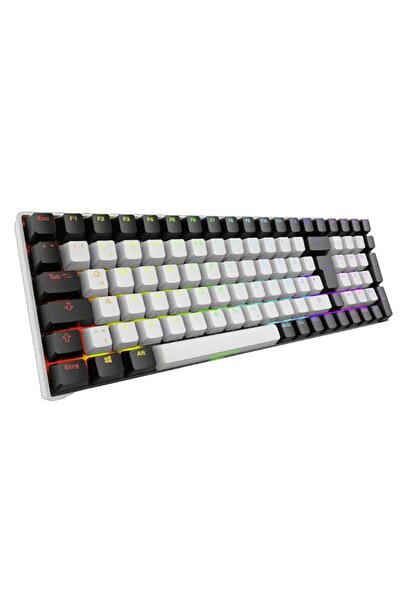 SHARKOON Gaming Tastatur Skiller SGK50S2 PBT wei√ü-gelb RGB