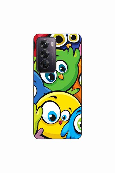OEM Husa compatibila cu Oppo Reno12 Pro Silicon Gel Tpu Model Bufnite Colorate