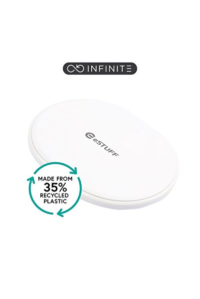 eSTUFF INFINITE (GRS) Suport de încărcare wireless 15W. Alb
