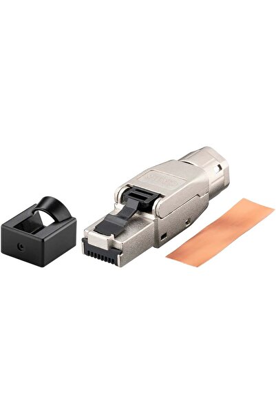 goobay RJ45 z≈ÇƒÖcze CAT 8.1, ekranowane STP, do monta≈ºu bez u≈ºycia narzƒôd...