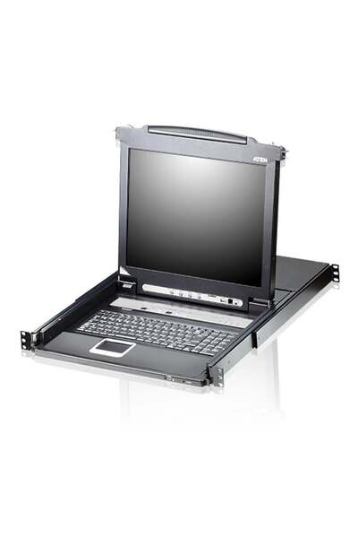 Aten Switch KVMP LCD de 19 " cu 8 porturi, port USB, layout tastatură francez...