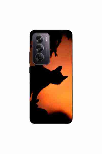 OEM Husa compatibila cu Oppo Reno12 Pro Silicon Gel Tpu Model Halloween Pisic...