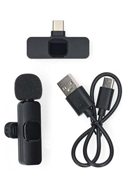 Nedis Microfon wireless MICW110BK pentru smartphone USB-C Negru