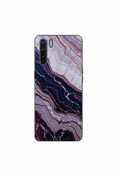 OEM Husa compatibila cu Oppo A91 Silicon Gel Tpu Model Amethyst Sand Marble