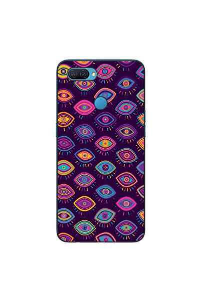 OEM Husa compatibila cu Oppo A12 Silicon Gel Tpu Model Tribal Eyes