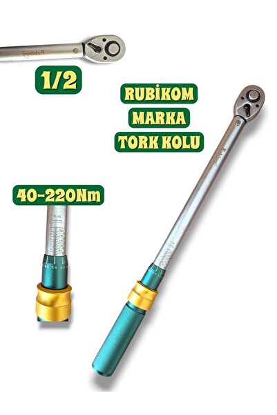 akmanstore Rubikom 1/2” Tork Anahtarı (40–220 Nm)