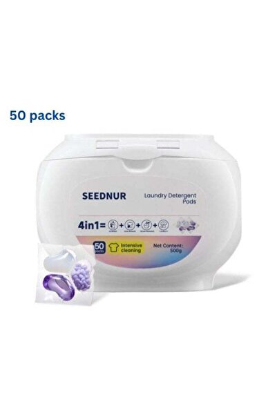 SEEDNUR Baby Laundry Pods 4 in 1 Laundry Capsules for Baby Anti-Bacterial & S...