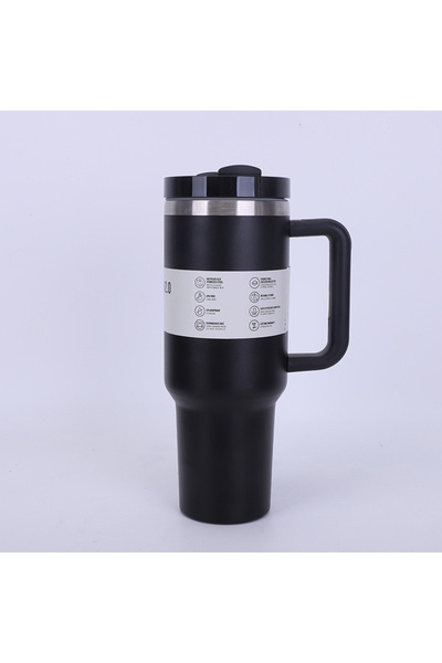 Choice1 One Size Black 1200ml 40 Oz / 1200 Ml Insulated Mug with Handle and S...