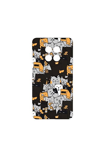 bestcase ¬Æ Husa Slim SIlicon 0.8MM, Compatibila Cu Realme 12 5G, Cat Pattern...