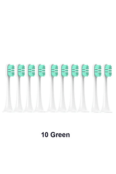 Choice12 10Green Replacement Brush Heads For Mijia T300/T500/T700 Sonic Elect...