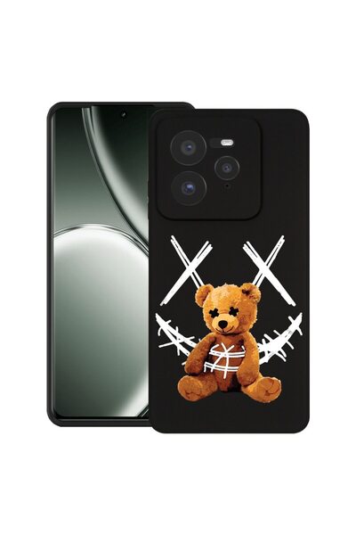 bestcase ¬Æ Husa pentru Realme GT 7 Pro cu Design Teddy Bear Smile, TPU Mat U...