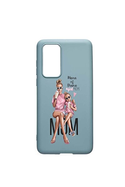 bestcase Husa Huawei P40, Girl Mom, rezistenta la uzura, anti-alunecare, din ...