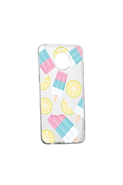 bestcase Силиконов калъф, съвместим с Nokia G50, Цвят  "Сладолед ", устойчив ...