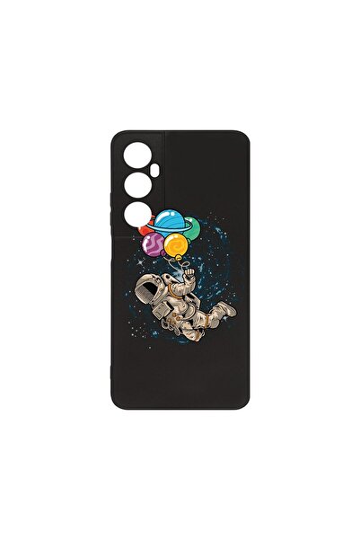 bestcase ¬Æ Husa Slim SIlicon 0.8MM, Compatibila Cu Realme C65, Happy Astrona...