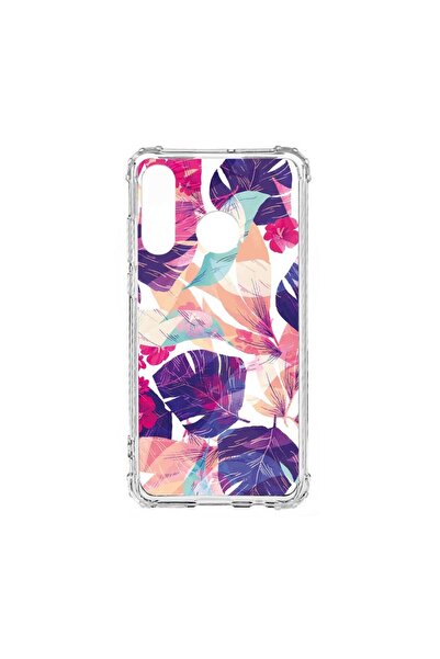 bestcase Husa Anti Shock Silicon Compatibila Cu Huawei P30 Lite, Tropical Flo...
