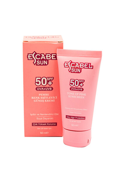 Escabel Слънцезащитен розов слънцезащитен крем 50 SPF