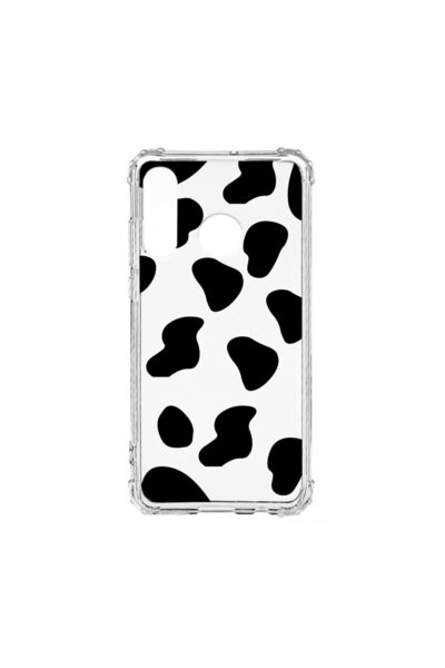 bestcase Husă Antișoc din Silicon Compatibilă cu Huawei P30 Lite, Black Cow, ...