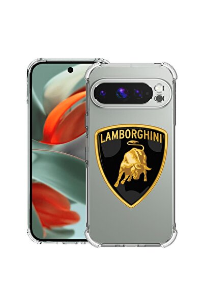 bestcase Калъф за Google Pixel 9 Pro XL, Удароустойчив 1.5ММ, Ламборгини, Защ...