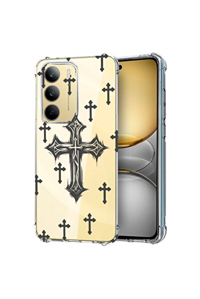 bestcase Θήκη για Realme C75, Αντικραδασμική 1.5MM, Σχέδιο Σταυρός, Προστασία...