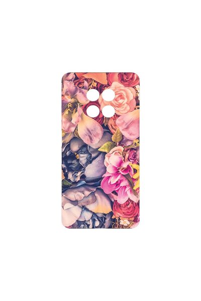 bestcase ¬Æ Husa Slim SIlicon 0.8MM, Compatibila Cu Realme 12 5G, Floral, Pro...