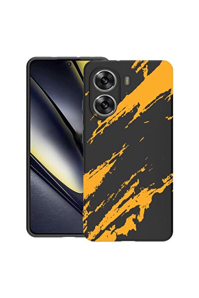 bestcase ¬Æ Husa pentru Poco X7 Pro 5G, Golden Stripes, Slim Silicon 0.8MM, A...