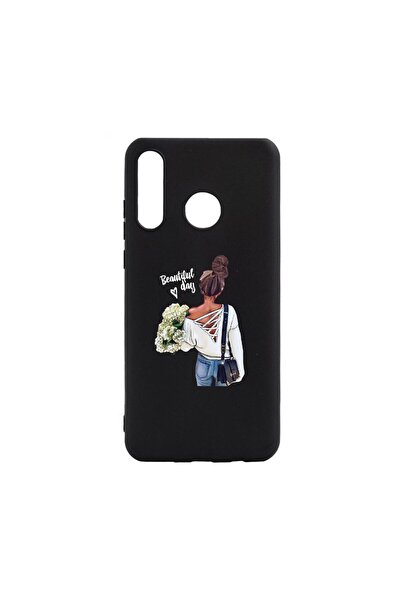 bestcase Θήκη σιλικόνης συμβατή με Huawei P30 Lite, Όμορφη Ημέρα της Μαμάς, α...