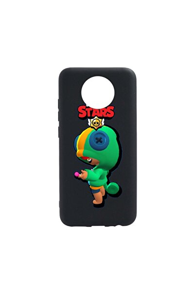 bestcase Husa Silicon Brawl Stars Leon, compatibila cu Nokia C10, rezistenta ...