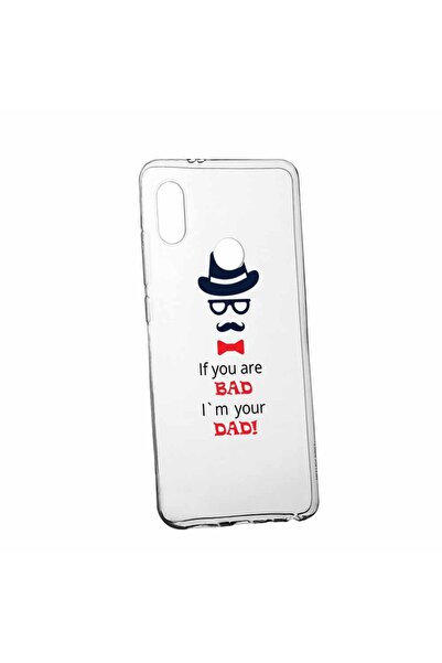 bestcase Θήκη σιλικόνης, Διάφανη, Λεπτή, Bad Dad, Huawei P20 Lite
