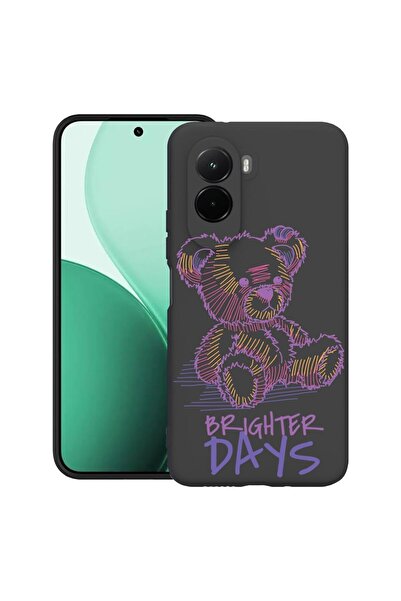 bestcase Θήκη TPU Υπέρλεπτη Συμβατή με Poco M7, με σχέδιο Αρκουδάκι  "Φωτεινέ...