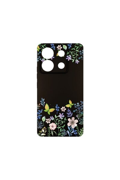 bestcase Husa BestCase® Silicon Premium, Compatibilă cu Poco X6 5G, Fluturi ș...