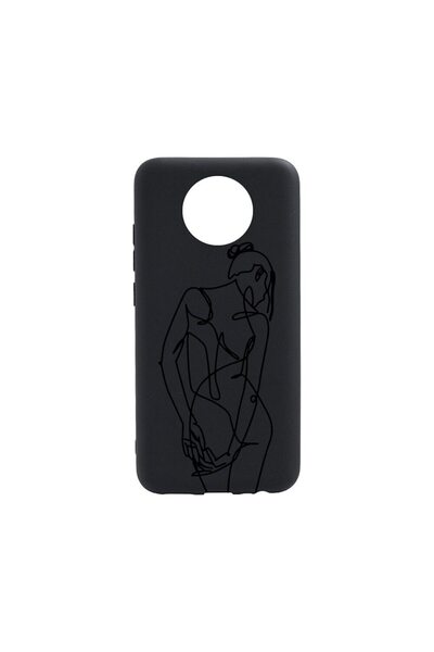 bestcase Λεπτή Θήκη Σιλικόνης 0.8MM, Συμβατή με Nokia C20, Γυναικείο σχέδιο γ...