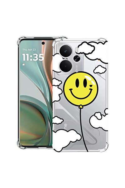 bestcase Αντικραδασμική Θήκη Συμβατή με Poco M7 Pro 5G, με Σχέδιο Χαμογελαστή...