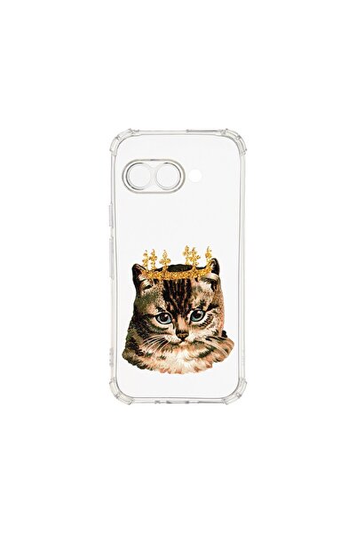 bestcase Калъф за Google Pixel 9a, BestCase® Anti Shock 1.5MM, King Cat, Удар...