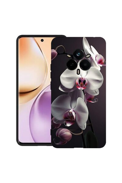 bestcase Husă pentru Realme 14 Pro Plus 5G, Alb Orhidee, Silicon subțire de 0...